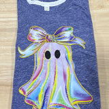 Colorful Irredecent Ghost DTF Print