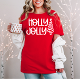 Holly Jolly Christmas DTF Print