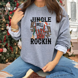 Jingle Bells Rockin Skeleton DTF Print