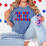 Just Here for the Fireworks DTF Print