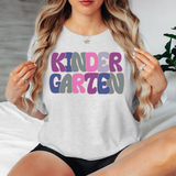 Floral Solid Back To School DTF Print