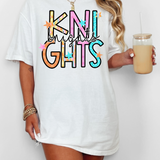 Knights Star Doodle Mix DTF Print