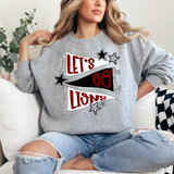 Lions Star Banner Trio DTF Print