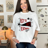 Lions Star Banner Trio DTF Print