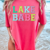 Lake Babe Faux Chenille Patch DTF Print