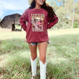 Let's Go Girls Pink Boots DTF Print
