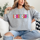Longhorns Doodle Mix DTF Print
