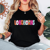 Longhorns Doodle Mix DTF Print