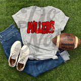 Distressed Millers Wonky DTF Print