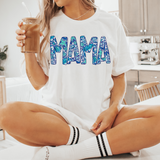 Mama Blue Star fish DTF Print