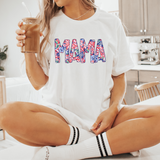 Mama Patriotic Petals DTF Print
