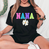 Nana Color Block Daisy DTF Print
