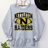Classic Hometown Nettleton Raiders DTF Print