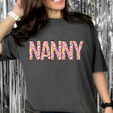 Nanny Sunshine Days White Floral DTF Print