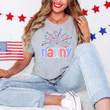 Patriotic Doily Nanny DTF Print