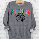 Rainbow Panthers DTF Print
