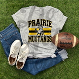 Classic Hometown Prairie Mustangs DTF Print