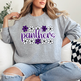 Panthers Daisy Row DTF Print