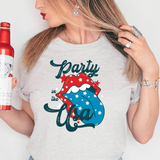 Party in the USA RocknRoll DTF Print