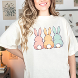 Pastel Bunnies DTF Print