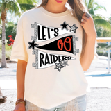 Raiders Star Banner Trio DTF Print