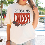 Redskins Cheer Glitter Effect DTF Print