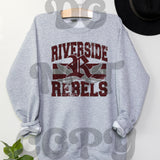 Classic Hometown Riverside Rebels DTF Print