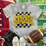 Checkered Sandies DTF Print