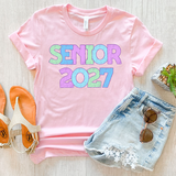 Back To School Middle-High School Pastel Bookworm DTF Print