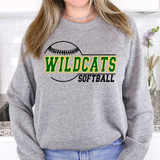 Wildcats Softball 01 DTF Print