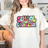 Back to School Retro Bubble School Occupation DTF Print