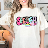 Back to School Retro Bubble School Occupation DTF Print