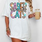 Sabercats Star Doodle Mix DTF Print