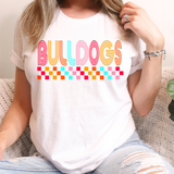 Checker Doodle Bulldogs DTF Print