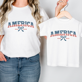 America Simple Bow 01 DTF Print