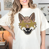 Starry Eye Coyote DTF Print