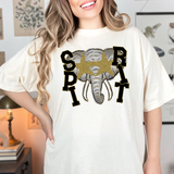 Starry Eye Spirit Elephant DTF Print