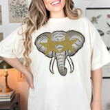 Starry Eye Elephant DTF Print