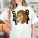 Starry Eye Spirit Mustangs DTF Print