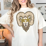 Starry Eye Rams DTF Print