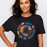 Teach Accept Love Understand DTF Print