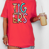 Tigers Star Doodle Mix DTF Print