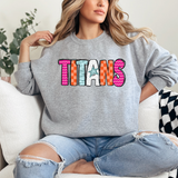 Titans Doodle Mix DTF Print