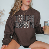 Touch Down With Stars and Checkers DTF Print