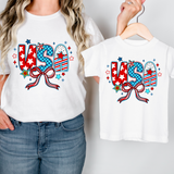 USA Doodle DTF Print