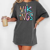 Vikings Star Doodle Mix DTF Print