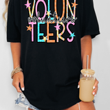 Volunteers Star Doodle Mix DTF Print