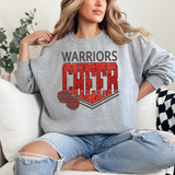 Warriors Glitter Cheer DTF Print