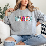Warriors Doodle Mix DTF Print