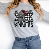 We Are Knights Checker DTF Print